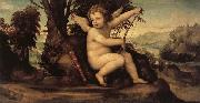 SODOMA, Il Cupid in a Landscape china oil painting reproduction